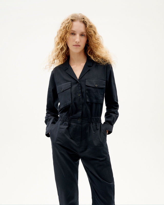 Thinking Mu | Hannah Jumpsuit | Navy