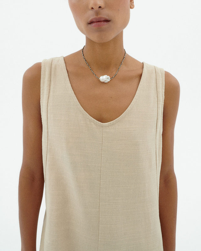Thinking Mu | JANIS Jumpsuit | Ecru