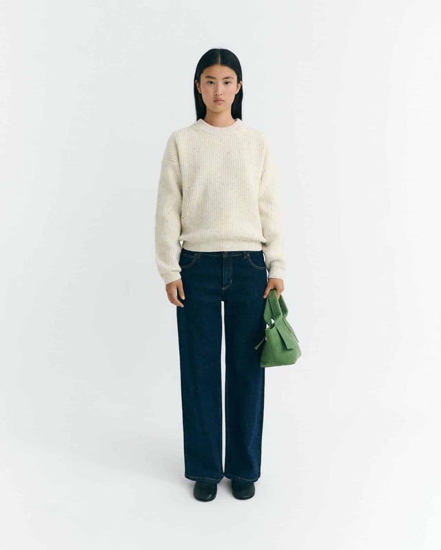 Thinking Mu | CARMEN Sweater | Ecru