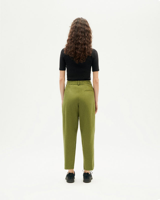 Thinking Mu | Rina Trouser | Hemp Forest Green