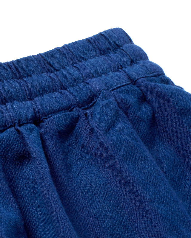 Thinking Mu | GERANIO Seersucker Shorts | Navy