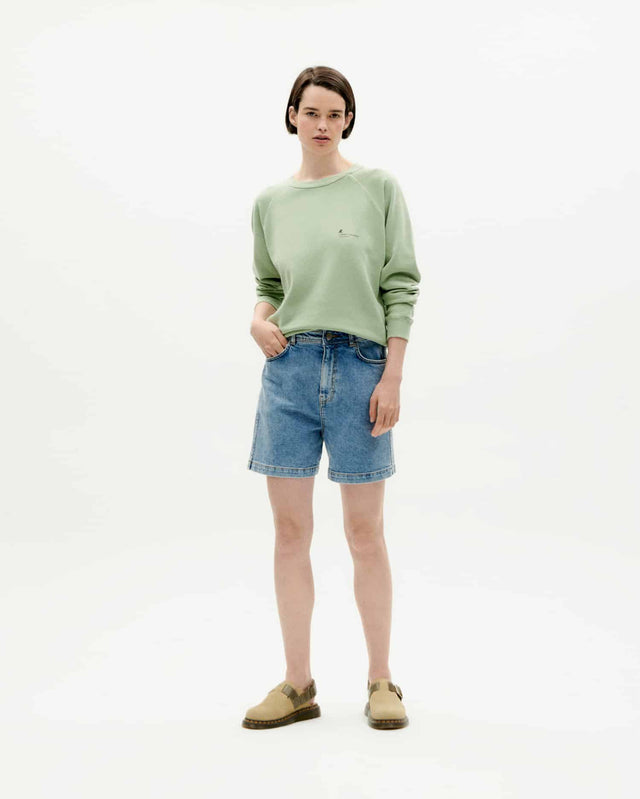 Thinking Mu | LUISA Shorts | Light Denim