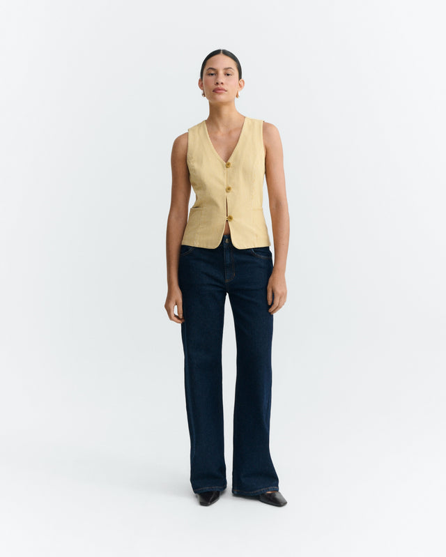 Thinking Mu | ALISA Top | Nogal Stripe