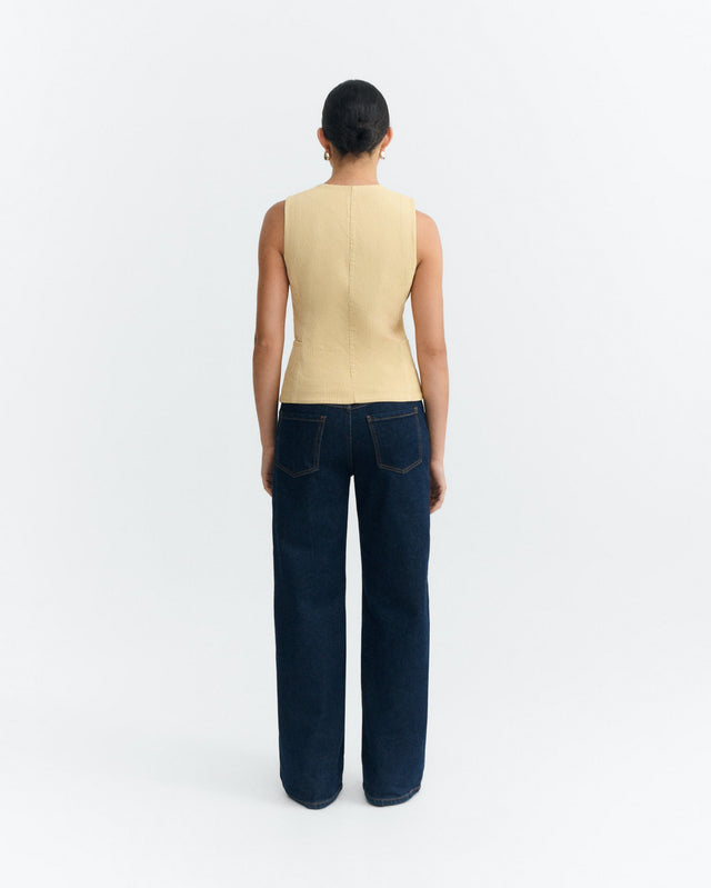 Thinking Mu | ALISA Top | Nogal Stripe