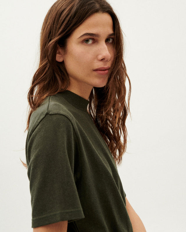 Thinking Mu | AIDIN T-SHIRT | Dark Green