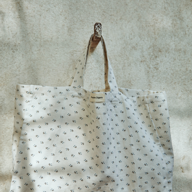 Poudre Organic | Cabas Bag | White Floral