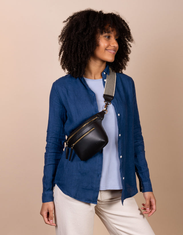 Becks Vegan Bum Bag | Black