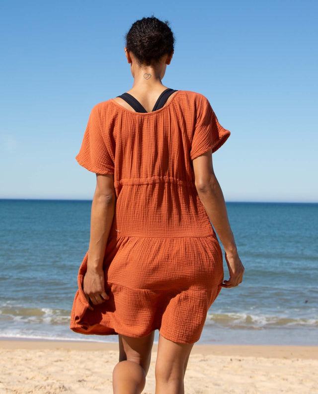 Beaumont Organic | HAZEL Dress | Paprika