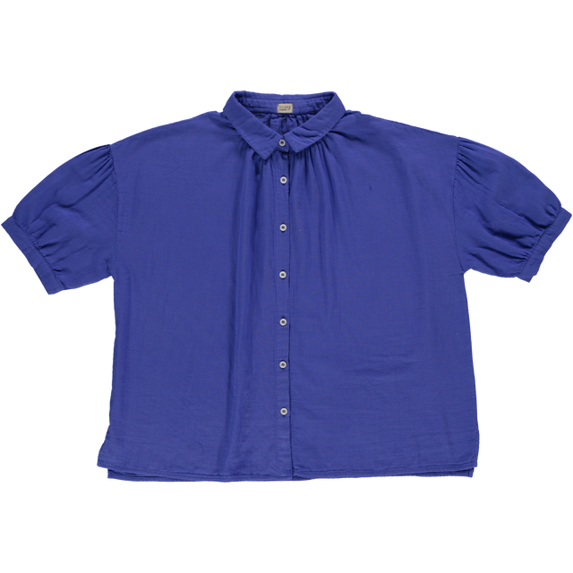 Poudre Organic | Neotine Blouse | Dazzling Blue