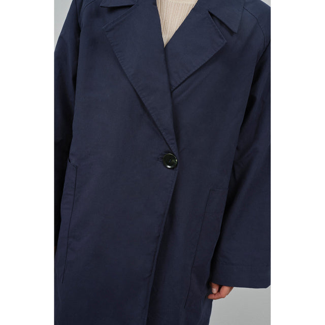 Embassy of Bricks and Logs | Toulouse Coat | Navy