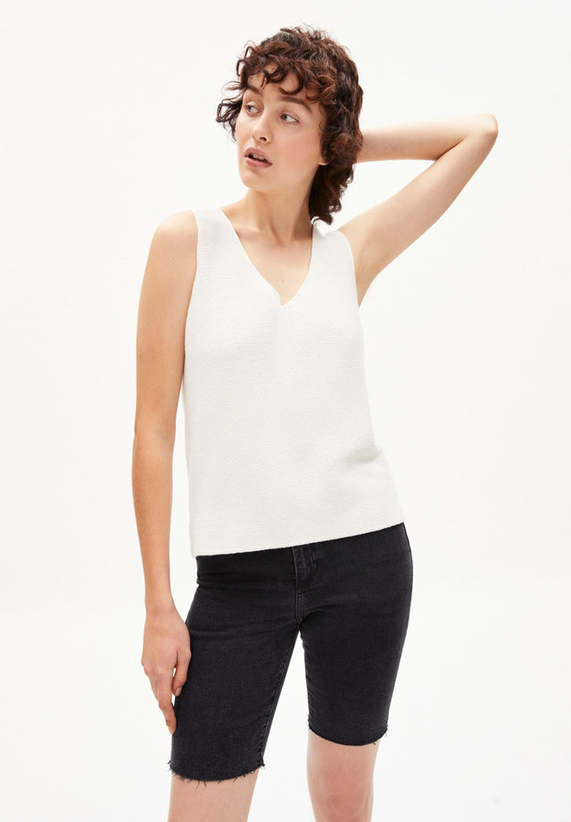 WILMAA Organic Knit Top | Off White