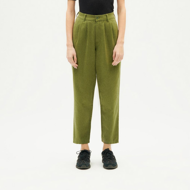 Thinking Mu | Rina Trouser | Hemp Forest Green