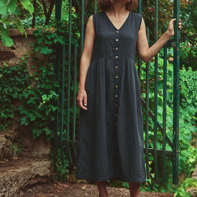 Poudre Organic | PAQUERETTE Dress | Pirate Black