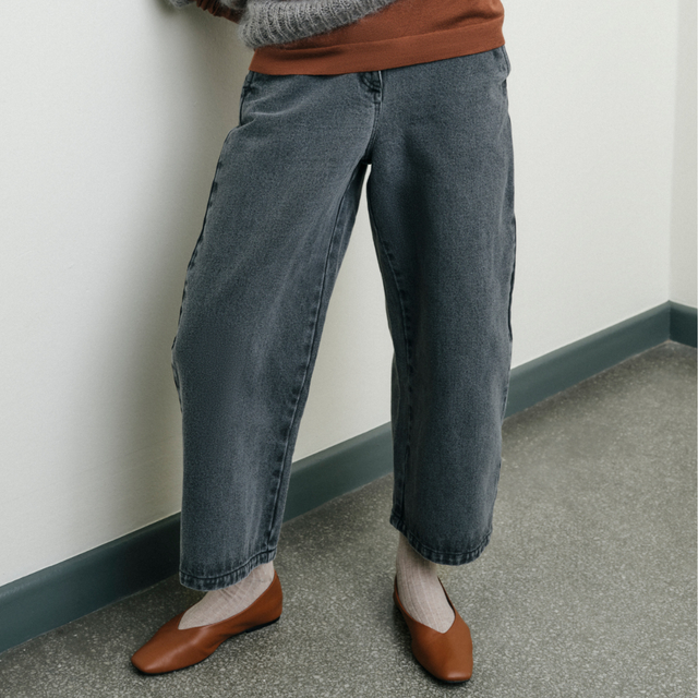 MASKA | ITSU Curved Jeans | Grey