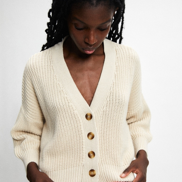 Rita Row | SCLATER Cardigan | Beige