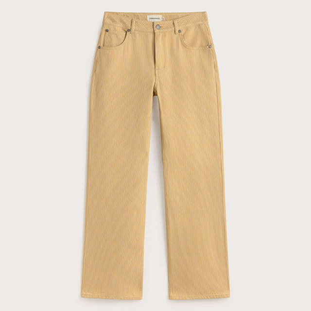 Thinking Mu |  KETTAN Pants | Nogal Stripe