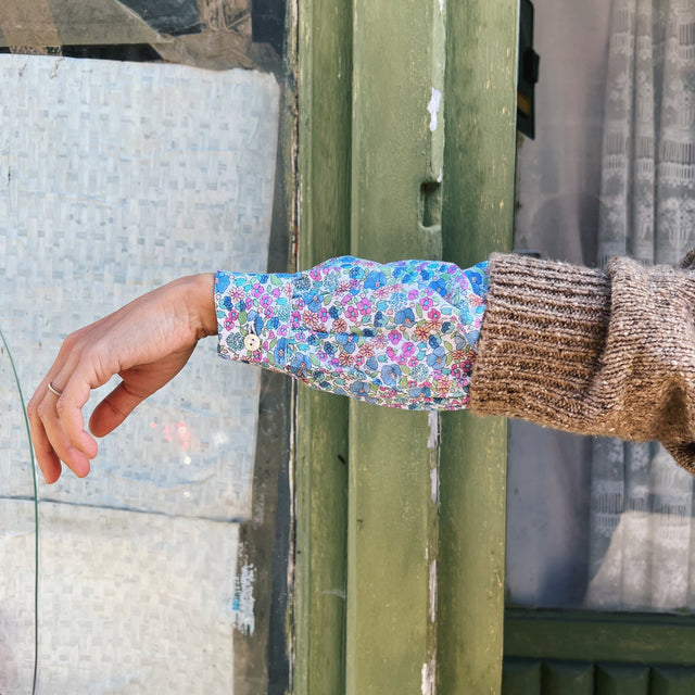 Poudre Organic |  ROSIER SHIRT | Flowery Blue