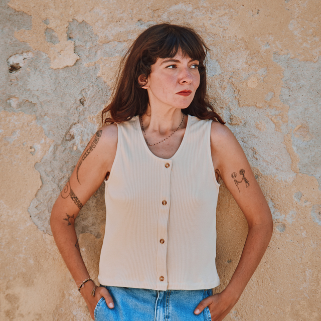 Poudre Organic | DEBARDEUR DILLE Tank Top | Biscotti