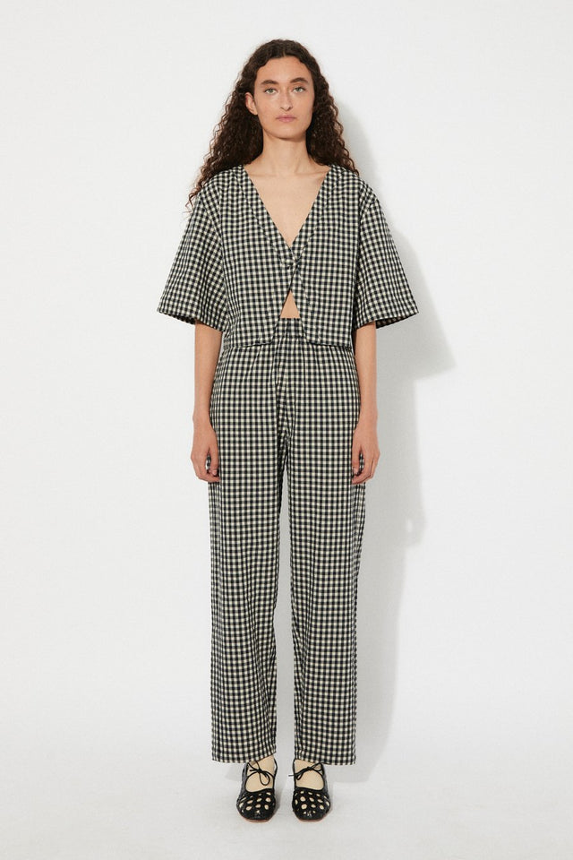 Rita Row | REISHI Top | Gingham