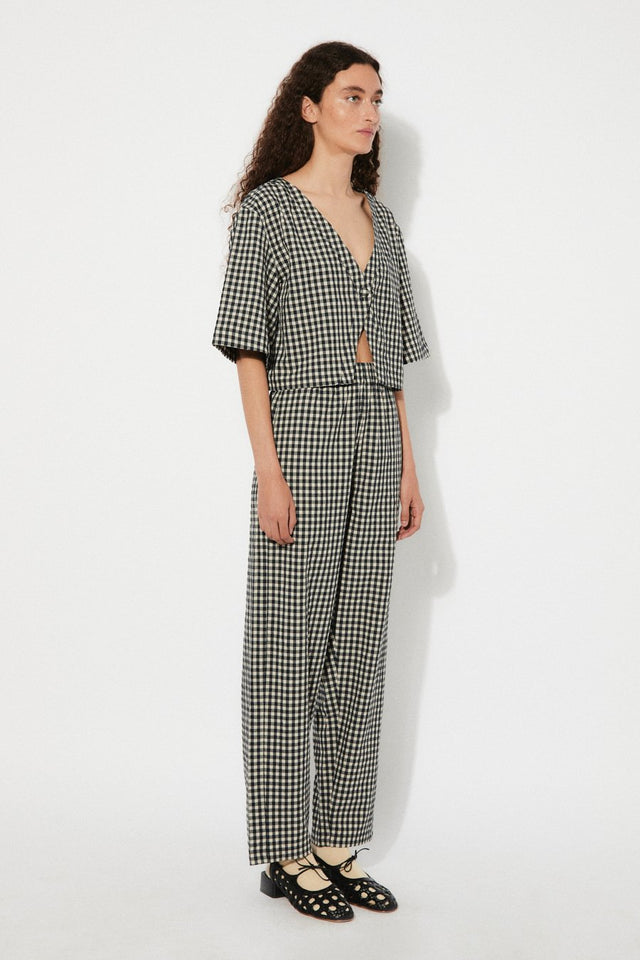 Rita Row | REISHI Top | Gingham