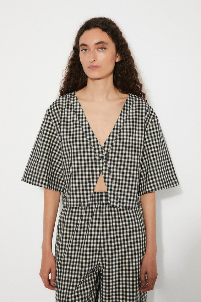 Rita Row | REISHI Top | Gingham