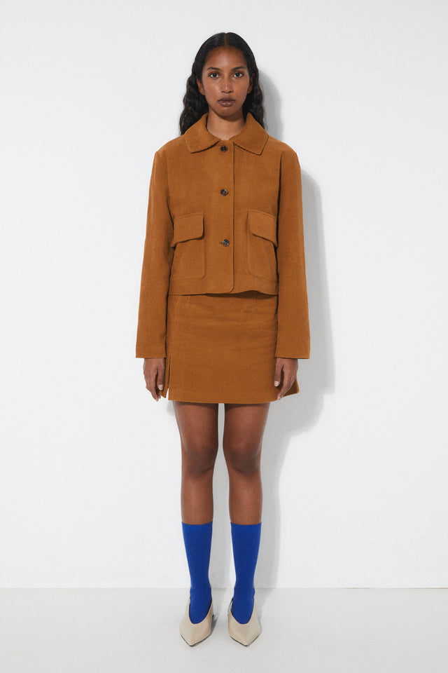 Rita Row | SERGE Jacket | Ocher