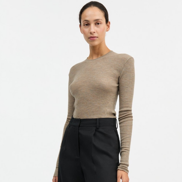 Skall Studio | AMY Merino Top | Brown