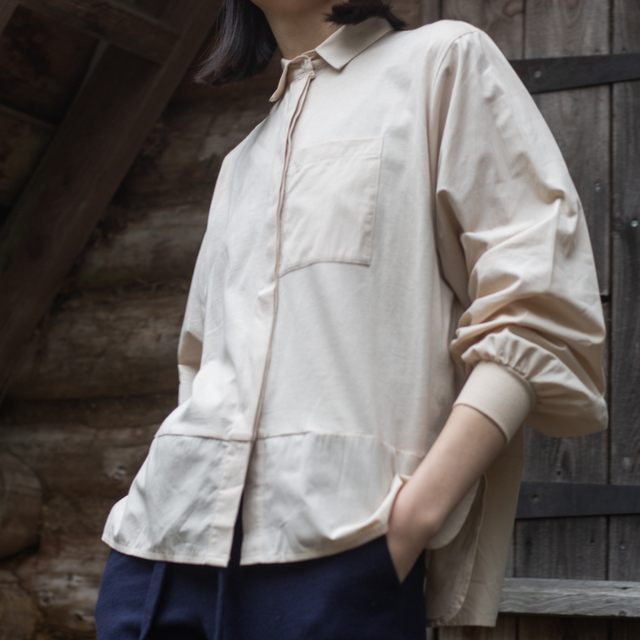 Beaumont Organic | Annika Organic cotton shirt | Ecru