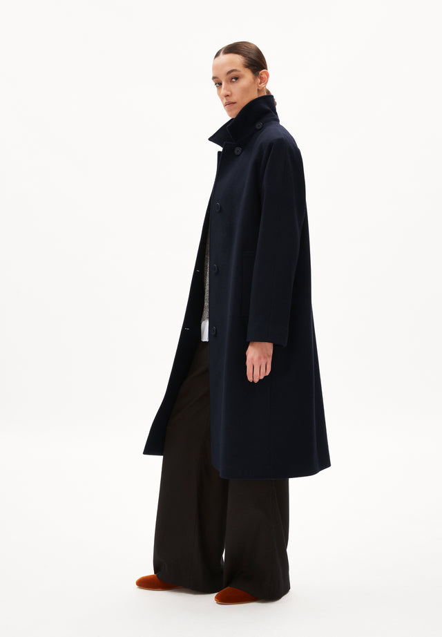 Armedangels | VAANOISE Wool Coat | Night Sky