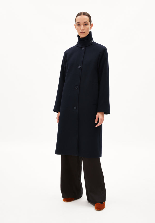 Armedangels | VAANOISE Wool Coat | Night Sky