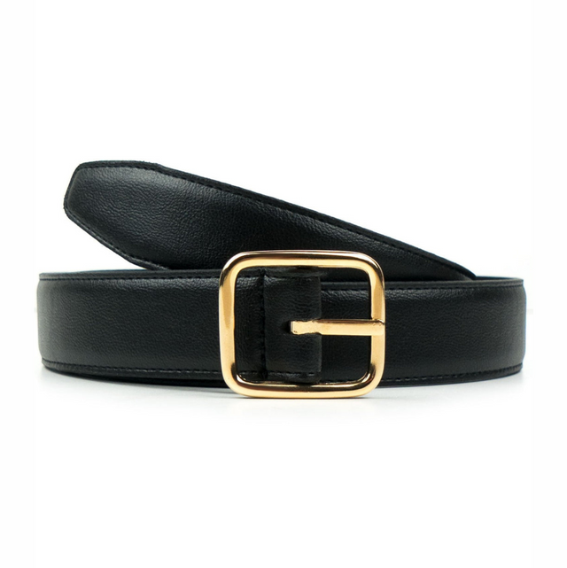 Wills Vegan Store | Geometric Belt | Black