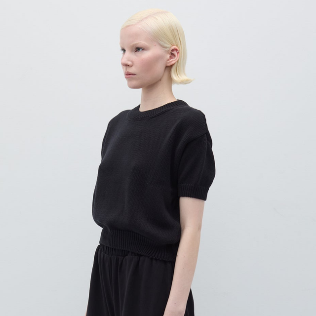 Rita Row | Pattie Cropped Sweater | Black