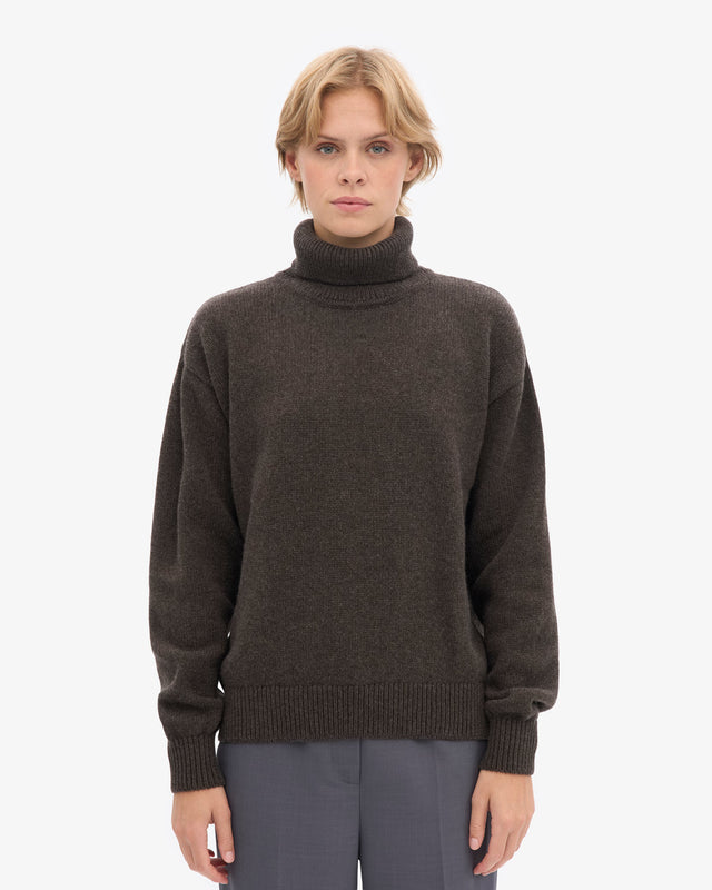 Colorful Standard | Merino Wool Turtleneck | Coffee Brown
