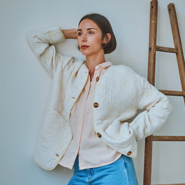 Poudre Organic | Millet Quilted Layer | Pastel Yellow