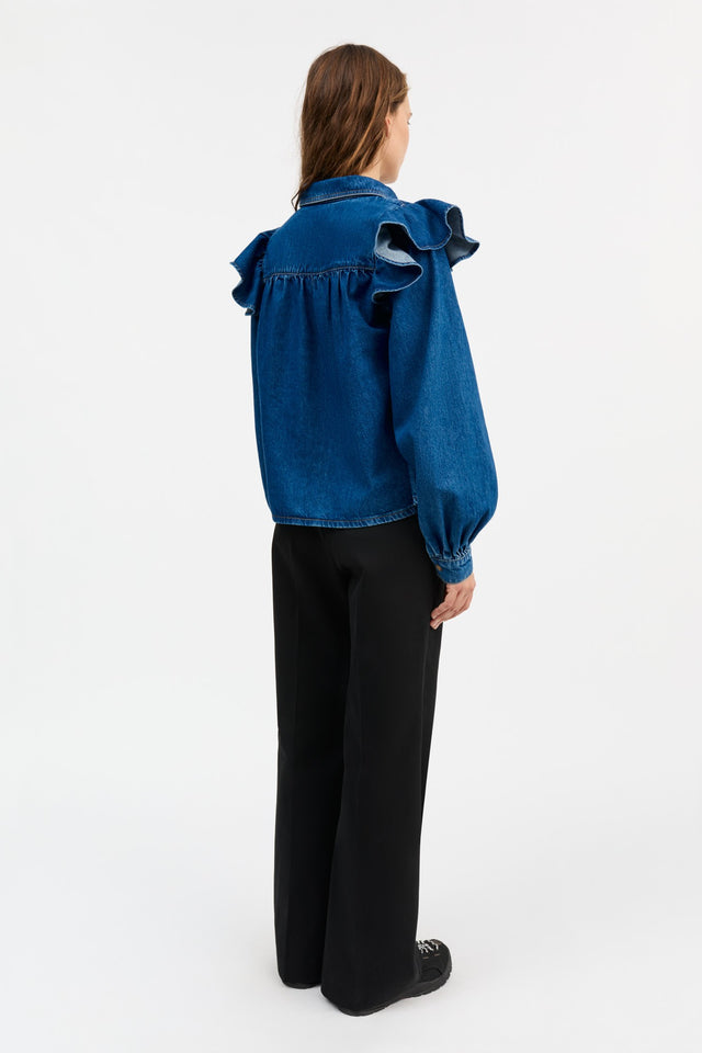 Skall Studio | MILLE Blouse | Vintage Blue
