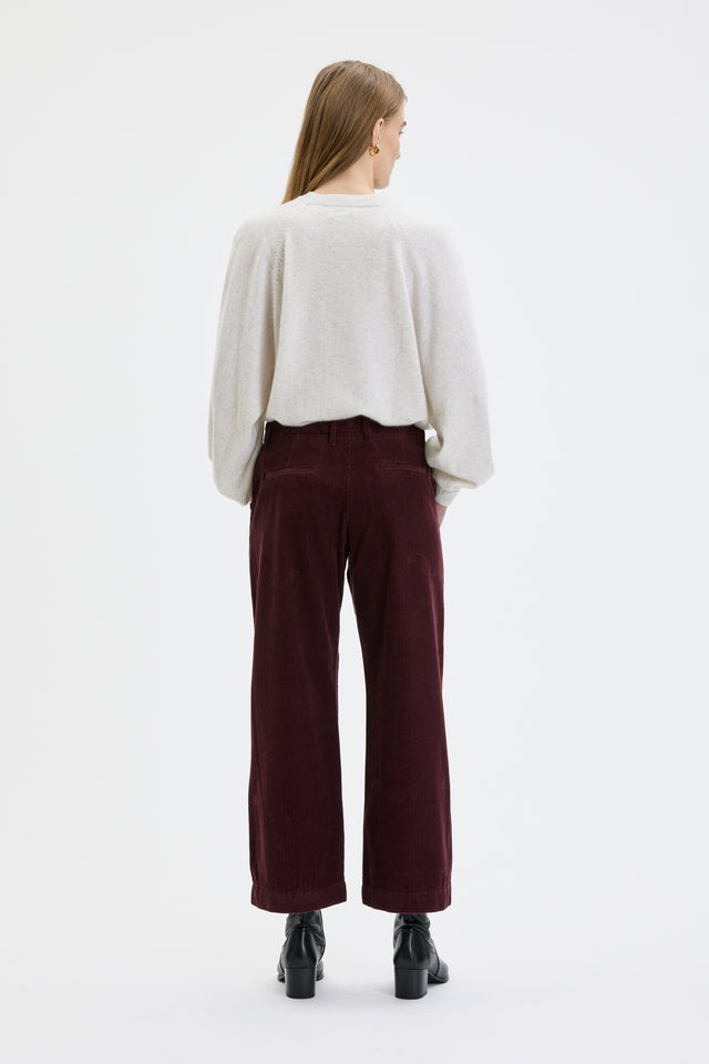 MASKA | LAIL Corduroy Trouser | Grape