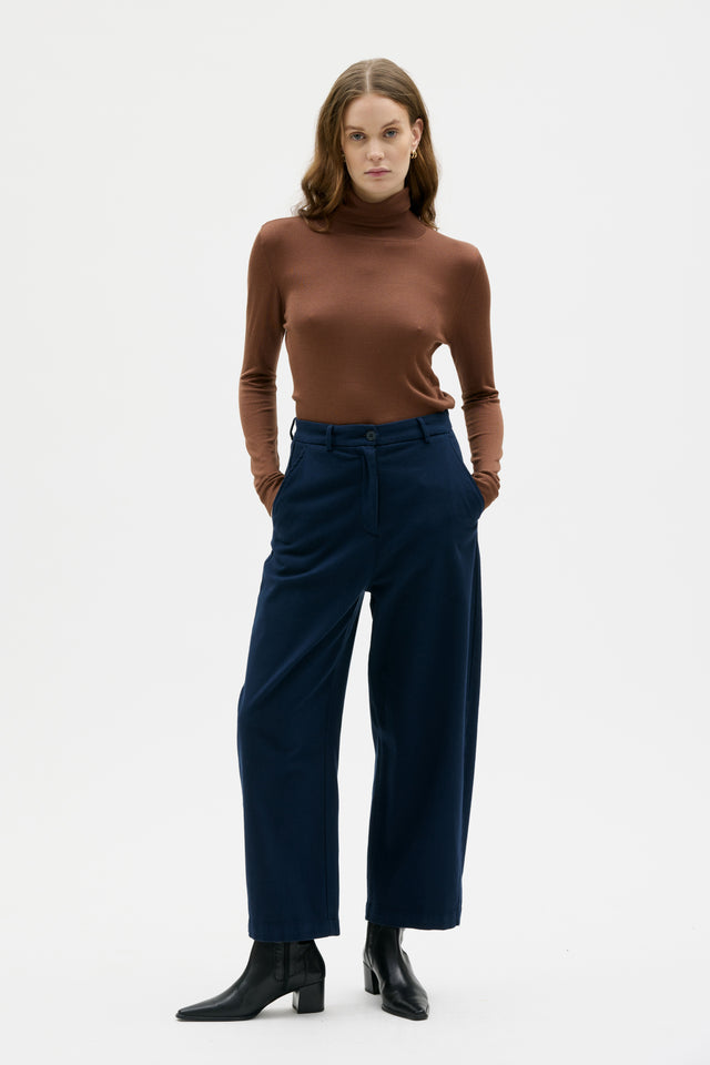 MASKA| NONA Cashmere Trousers | Navy
