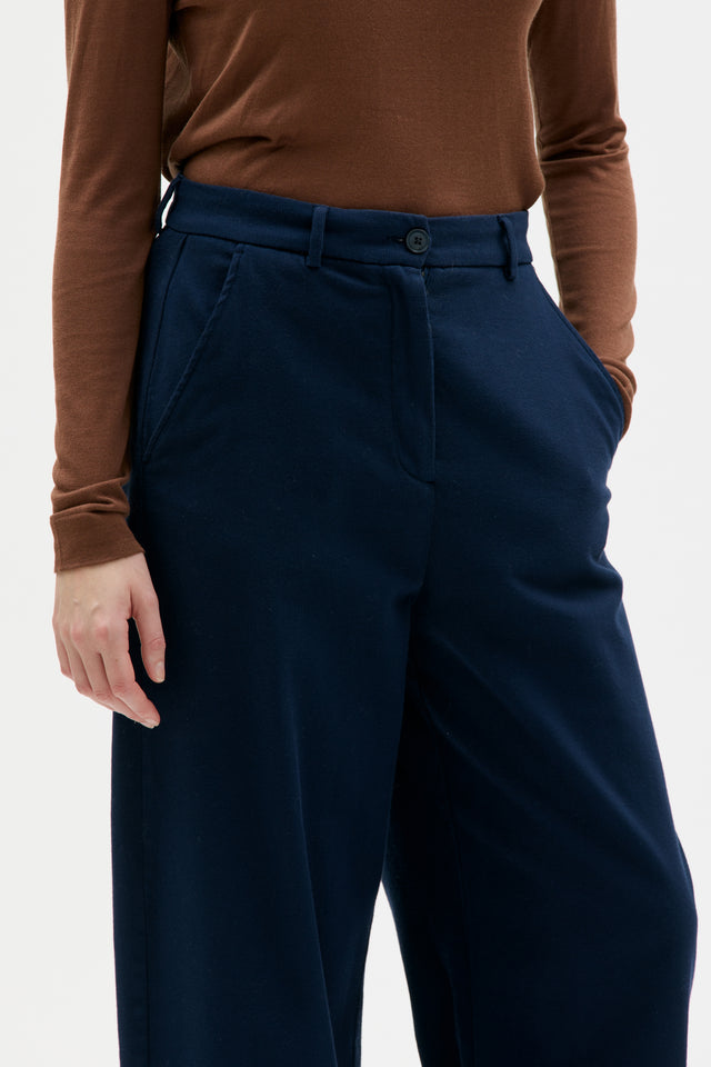 MASKA| NONA Cashmere Trousers | Navy