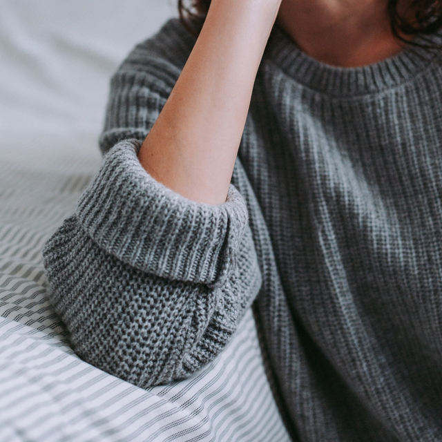 Poudre Organic | PISSENLIT Wool Sweater | Gris