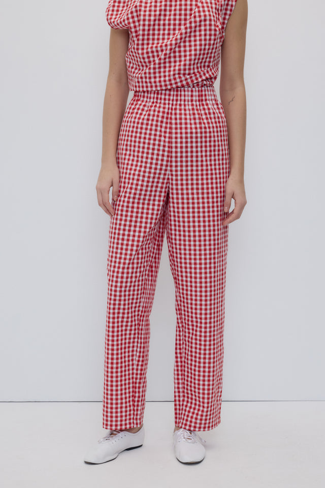 Rita Row | CEP Pants | Red Gingham