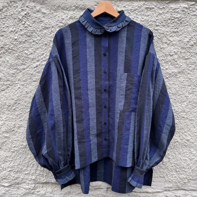 Jennifer Slattery | MAUD Linen Shirt | Stripe