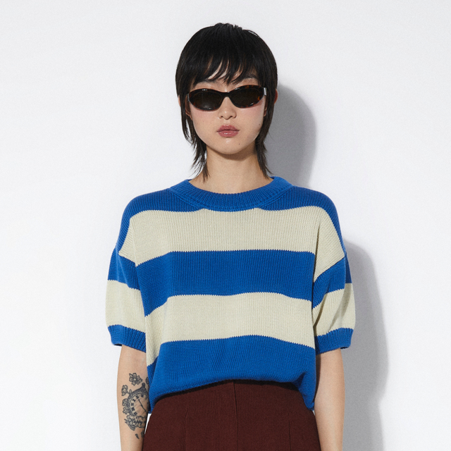 Rita Row | PATTIE Sweater | Blue stripes