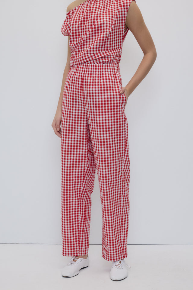 Rita Row | CEP Pants | Red Gingham