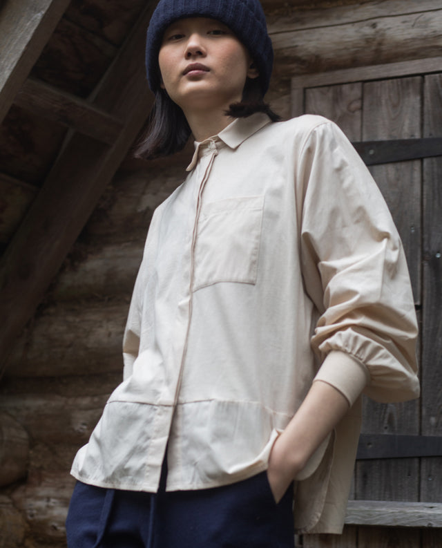 Beaumont Organic | Annika Organic cotton shirt | Ecru