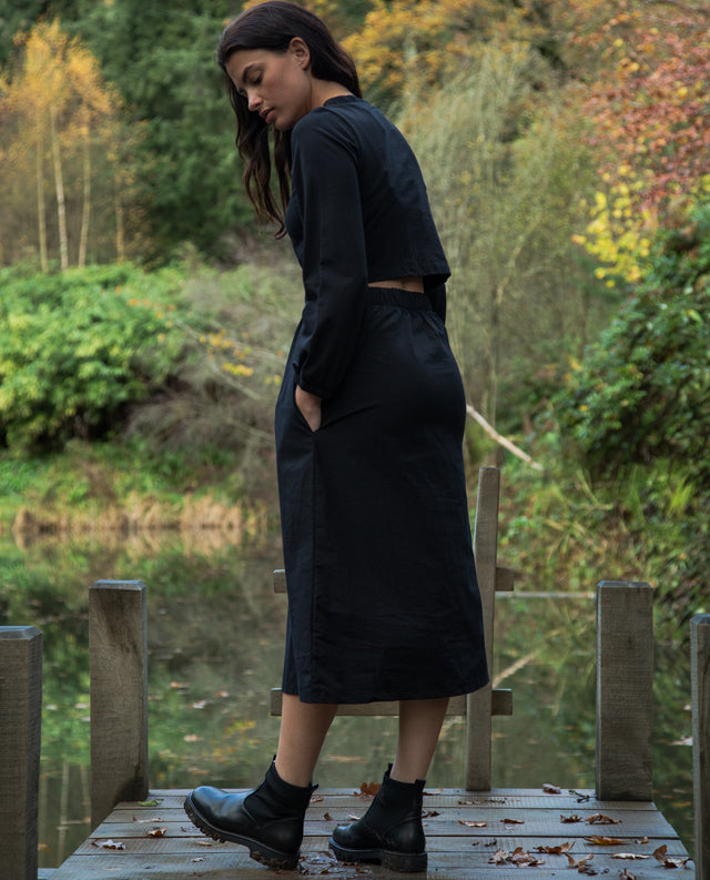 Beaumont Organic | Juniper Dress | Black