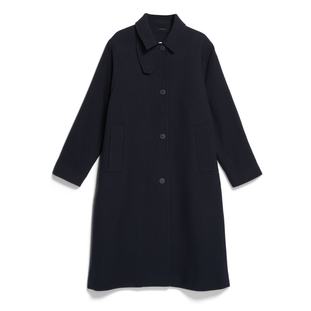 Armedangels | VAANOISE Wool Coat | Night Sky