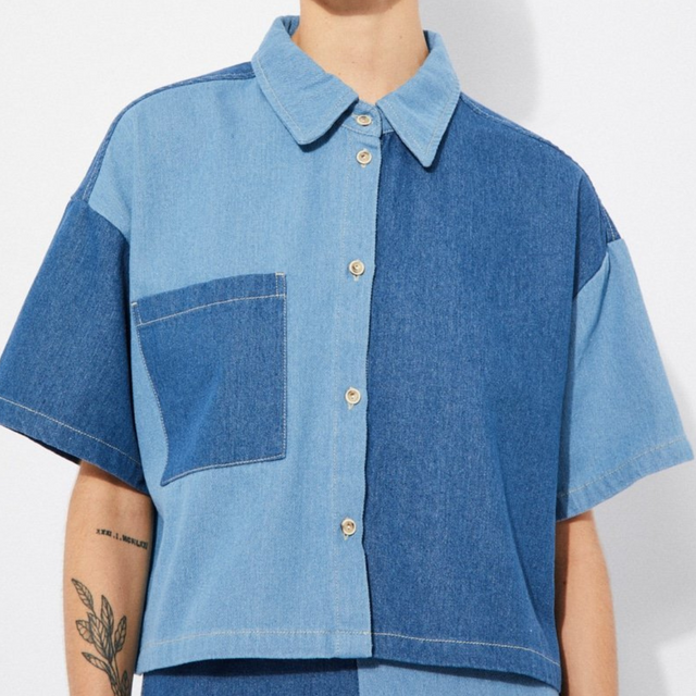 Rita Row | LAGOS Shirt | Denim Patch