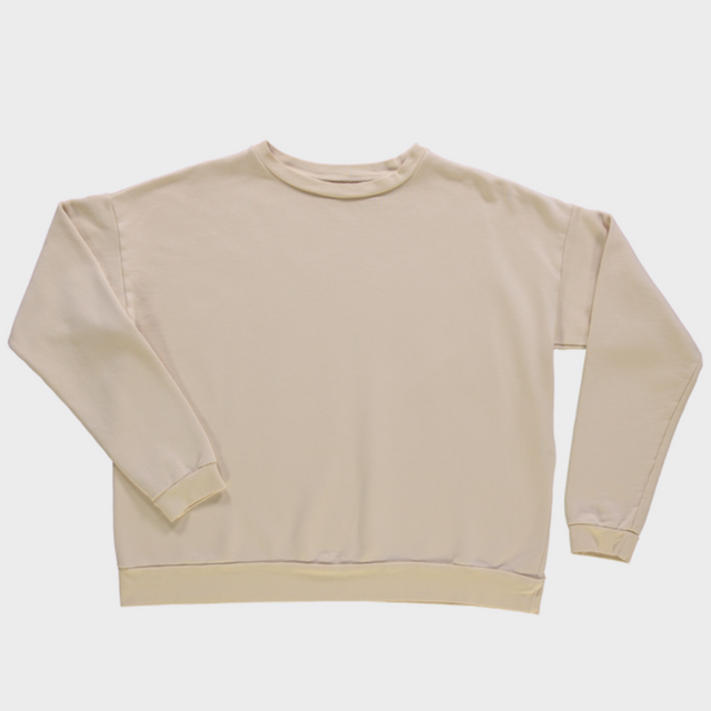 Poudre Organic | ACENTRA Sweatshirt | Biscotti