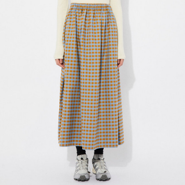 Rita Row | PEDRA skirt | Blue Check