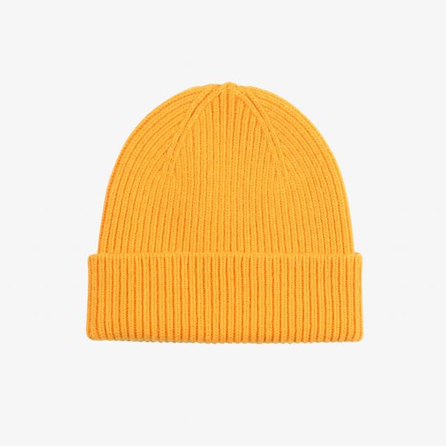 Colorful Standard | Recycled Merino Wool Beanie | Burned Yellow